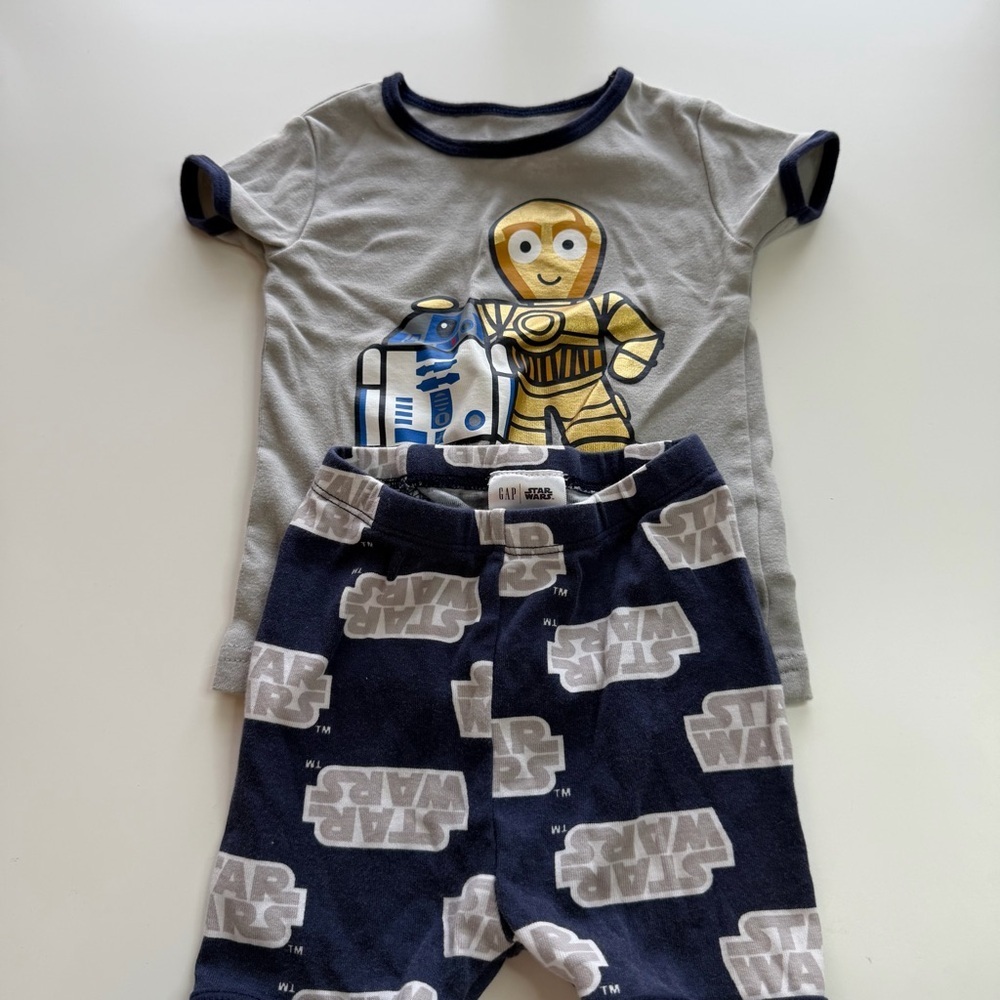 GAP Kids Star Wars Pajama Set - Gray and Blue